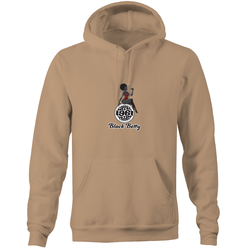 1961Coffee Black Betty - Mens Pocket Hoodie