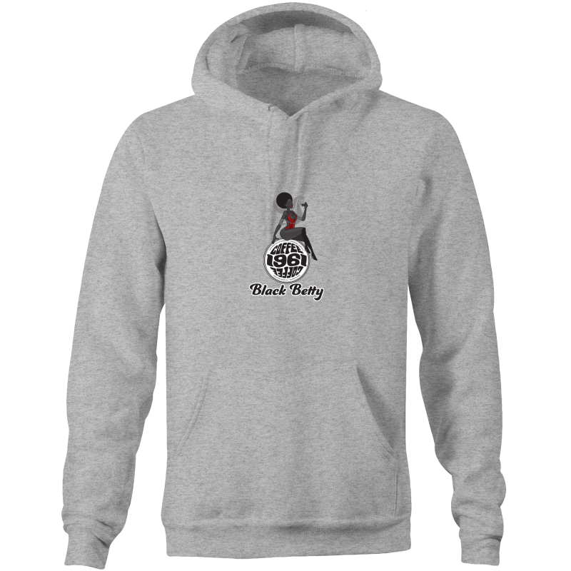 1961Coffee Black Betty - Mens Pocket Hoodie