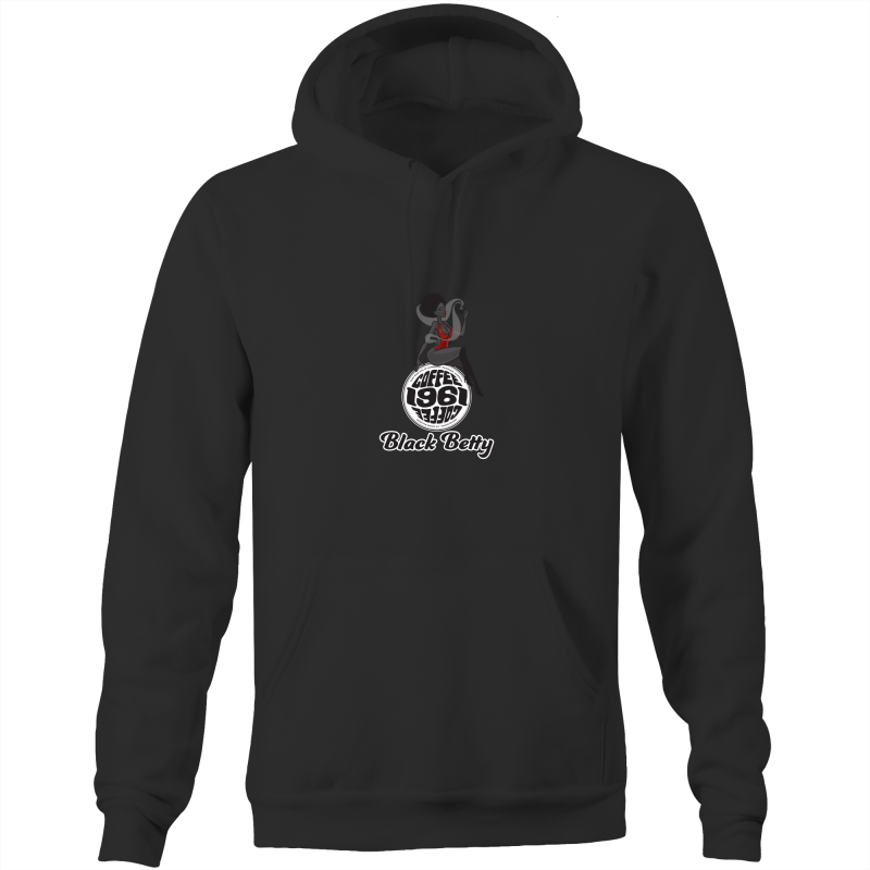 1961Coffee Black Betty - Mens Pocket Hoodie