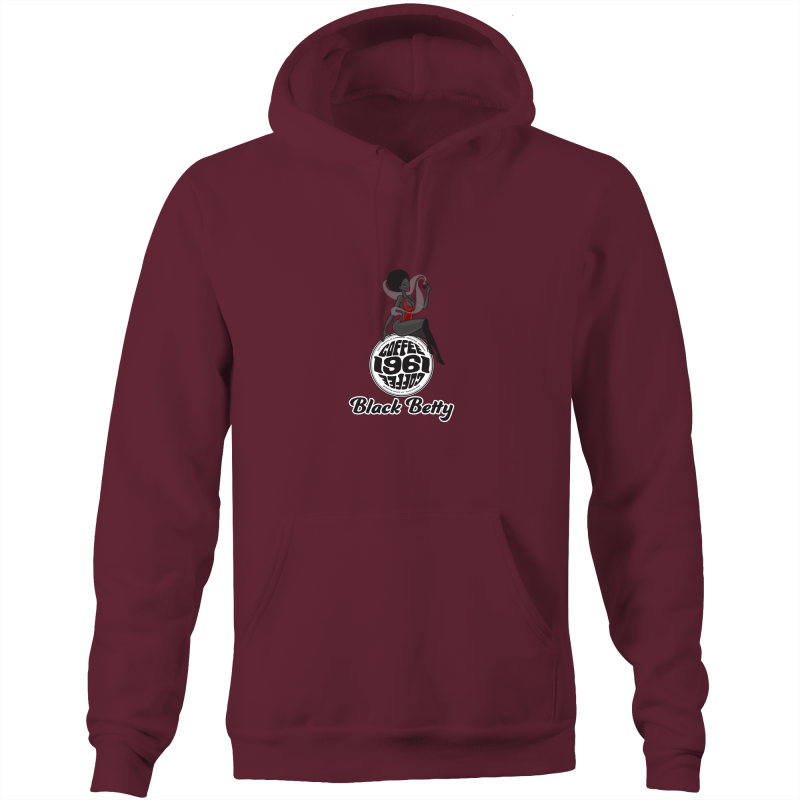 1961Coffee Black Betty - Mens Pocket Hoodie