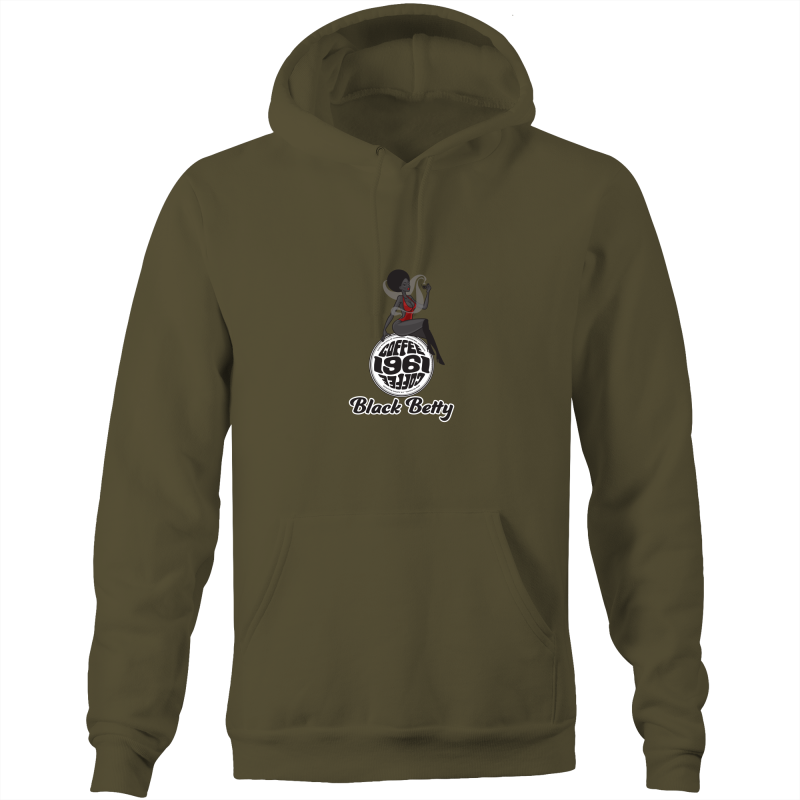1961Coffee Black Betty - Mens Pocket Hoodie